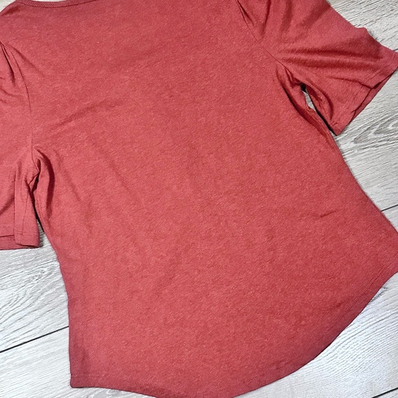 Anthropologie Puff Sleeve Henley Top - Picture 14 of 14